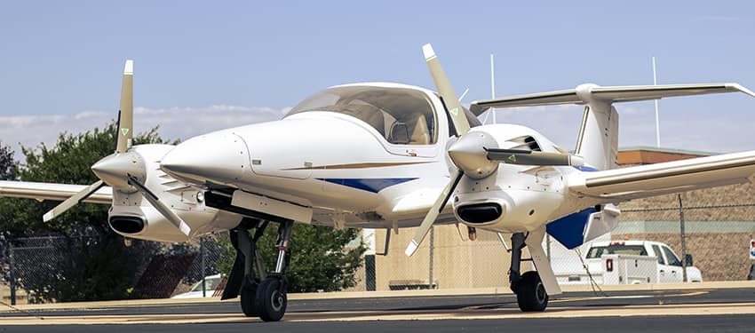 Plane on runway