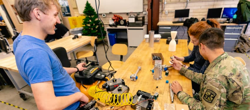 a rocket propulsion lab